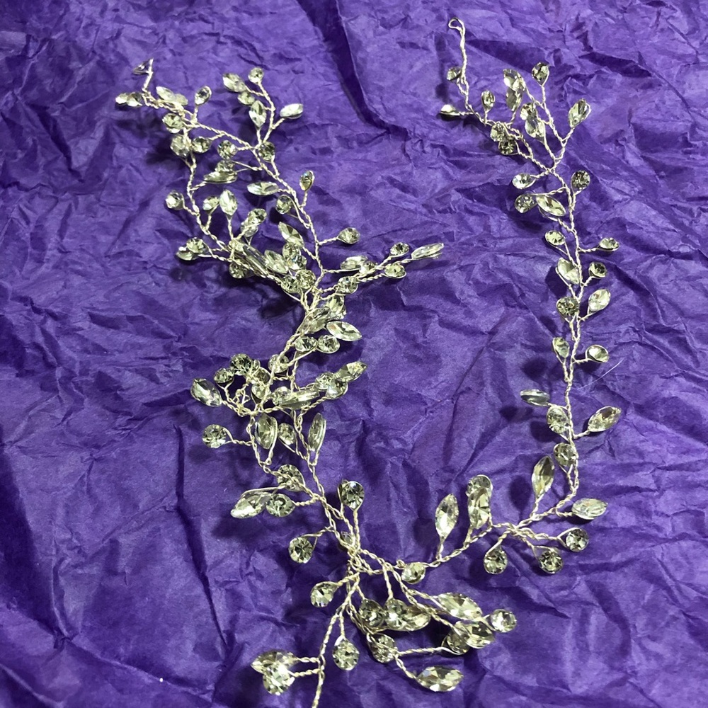Bridal Headpiece Rhinestone - Picture 4 of 12